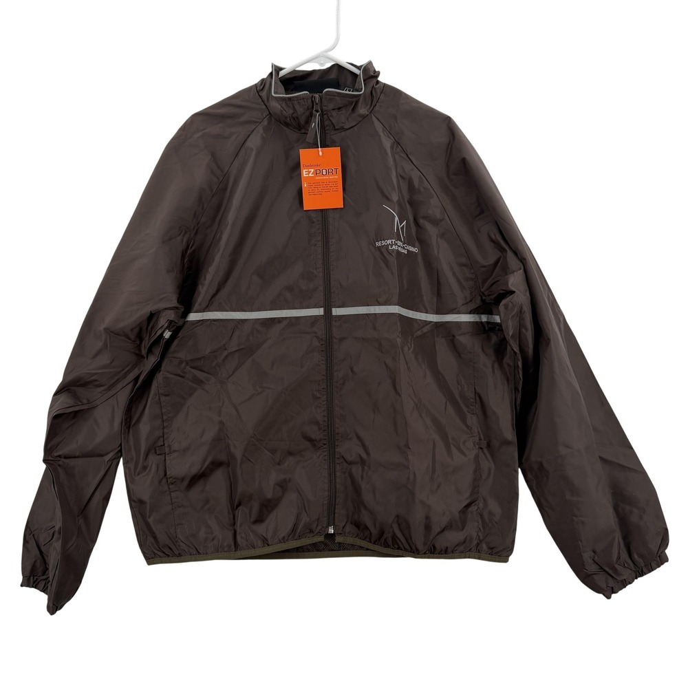 Dunbrooke Jacket Mens Large Windbreaker‎ Full Zip M Resort Spa Casino Las Vegas